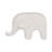 Stoneware Ceramic Elephant Figurine - Modern Minimalist Decorative Sculpture for Home and Office Decor.-1138424970
