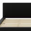 Base de lit plateforme contemporaine avec support en lattes de bois pour tête de lit-27055989-250599816