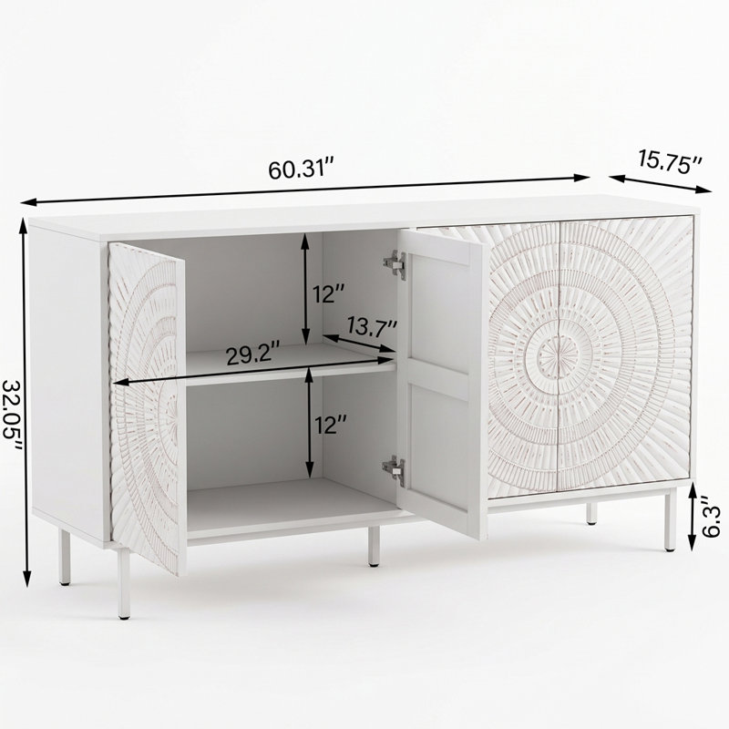 Armoire de rangement Shabby Chic Buffet