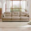 Canapé pour 3 personnes idéal pour les week-end de détente Canapé modulaire à trois places modulaire, tissu en chenille douce, mousse à haute densité, dossier capitonné, conception ergonomique, accoudoirs élégants, base en bois de haute qualité, convient aux chambres à coucher, aux chameaux-2042948698-2042948647-2042948641
