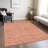 Mirelia Salmon Washable Indoor-Outdoor Rug - -191836160