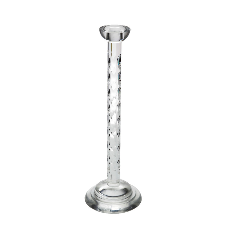 12.5'' H Crystal Tabletop Candlestick