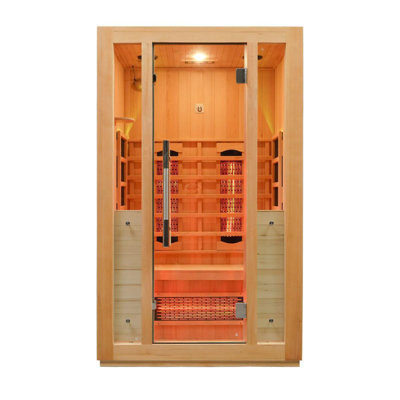 Vidalux Premier 2 Person Full Spectrum Infrared Sauna With Complete Heat