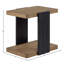 Table de bout Aurora Channel - Peppercorn