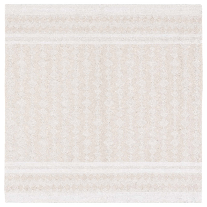 Capri Hand Tufted Performance Striped Rug, Square 6'
