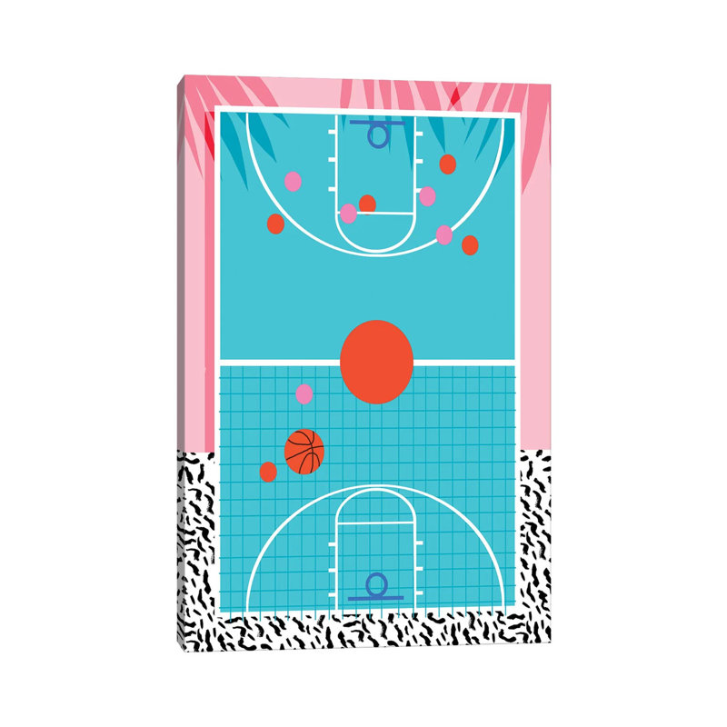 Hoops by Wacka Designs - Gallery-Wrapped Canvas Giclée on Canvas, No Frame, 66.04 cm H x 45.72 cm W x 1.91 cm D