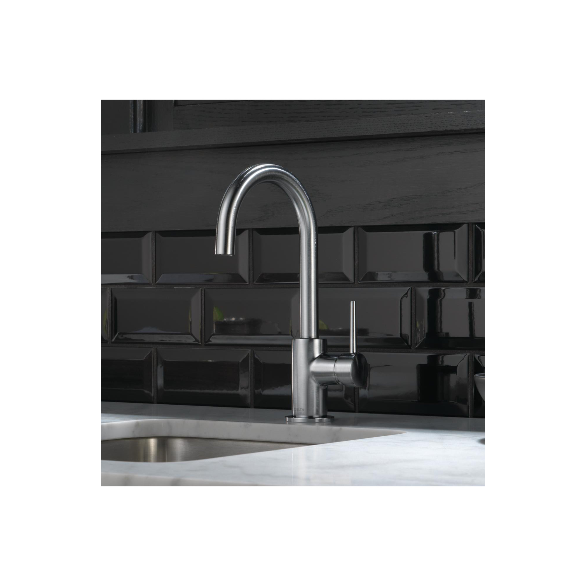 Trinsic Swivel Bar Faucet, Single Handle Prep Sink Faucet, Arctic Stainless