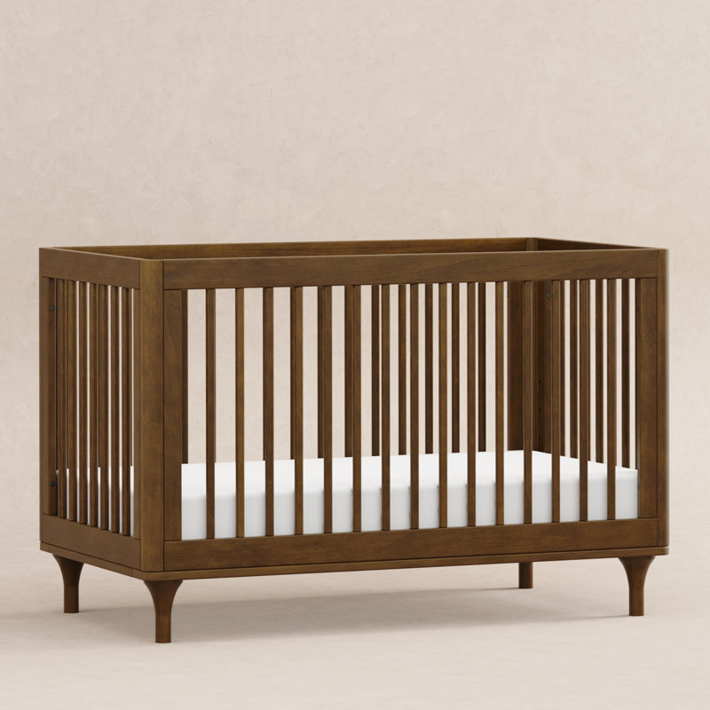 Lolly 3-in-1 Convertible Crib, Brown