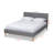 Ciena Upholstered, King Unfinished Platform Bed, Gray 38.65'' H X 78.50'' W X 86.41'' L-1926201937