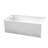 Grayley 60'' x 30'' Soaking Acrylic Bathtub-44684279-44684278