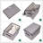 Large Quart Linen Fabric Foldable Storage Bin Cube Organizer Basket With Fliptop Lid  Clothes  Box For Home Office Closet