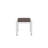 Aynura 16" W x 16" D Square Metal Extendable Outdoor Side Table-1880135589