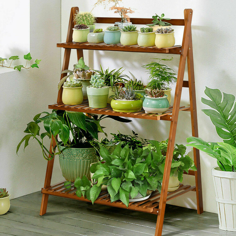 40.64 cm W Solid Wood Shelving Unit