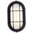 Alaettin 8.51'' H Integrated LED Frosted Glass Outdoor Oval Bulkhead Light-1872199467