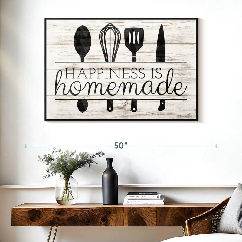 Tergel Happiness Is Homemade Kitchen Tools, 27" H x 40" W