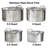 AmeriHome 23 Quarts Stainless Steel Stock Pot