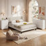 Masad 3-Piece Bedroom Set-White-Queen Size