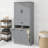 Double Tilt Out Laundry Hamper Cabinet, Tall Bathroom Storage Cabinet With Tilt Out Laundry Basket-1918894953