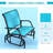 Glider Chair (Blue,Dark Gray)