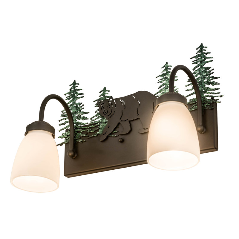 Rustic Lodge 2 - Light Vanity Light, Oil Rubbed Bronze