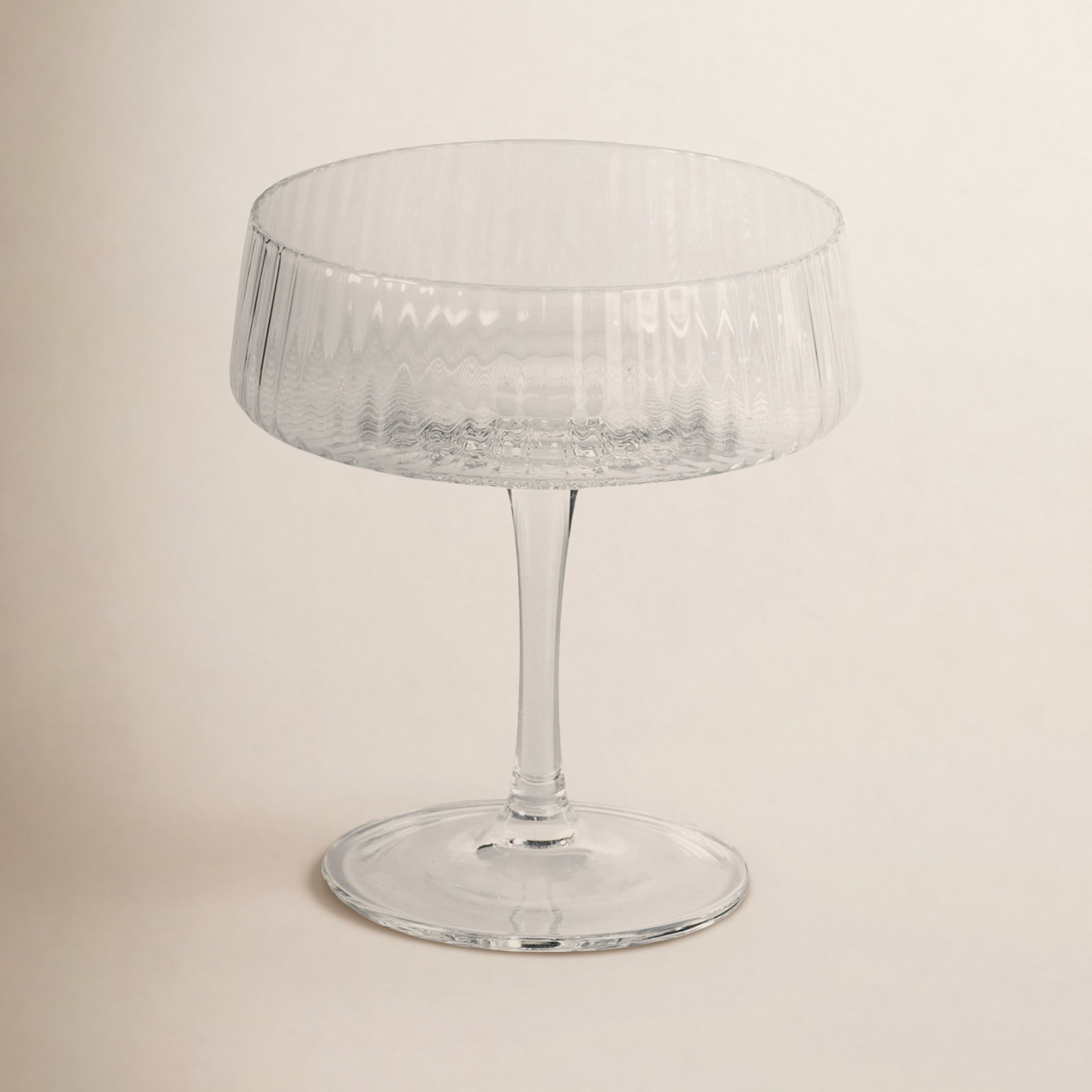 Claro Ribbed Margarita Glass