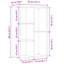 Haydon 203.2cm H x 127cm W Bookcase-941233546