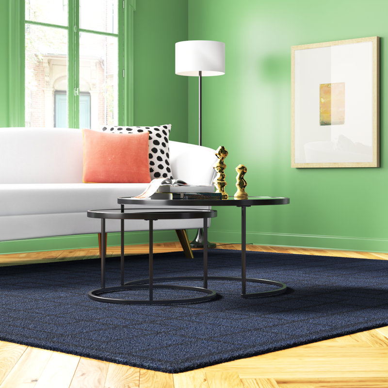 Isabelle Glass Top Nesting Coffee Table