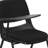 Padded Ergonomic Shell Chair with Right Handed Flip-Up Tablet Arm