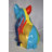 Graffiti Looking French Bulldog With Glasses Resin Statue, Jeffersonville Home Decor, 19"Lx12"Wx19"H