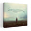 Art mural, paysage de baleine abstraite-348147453