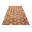 Tapis brun rouille moderne 5X8