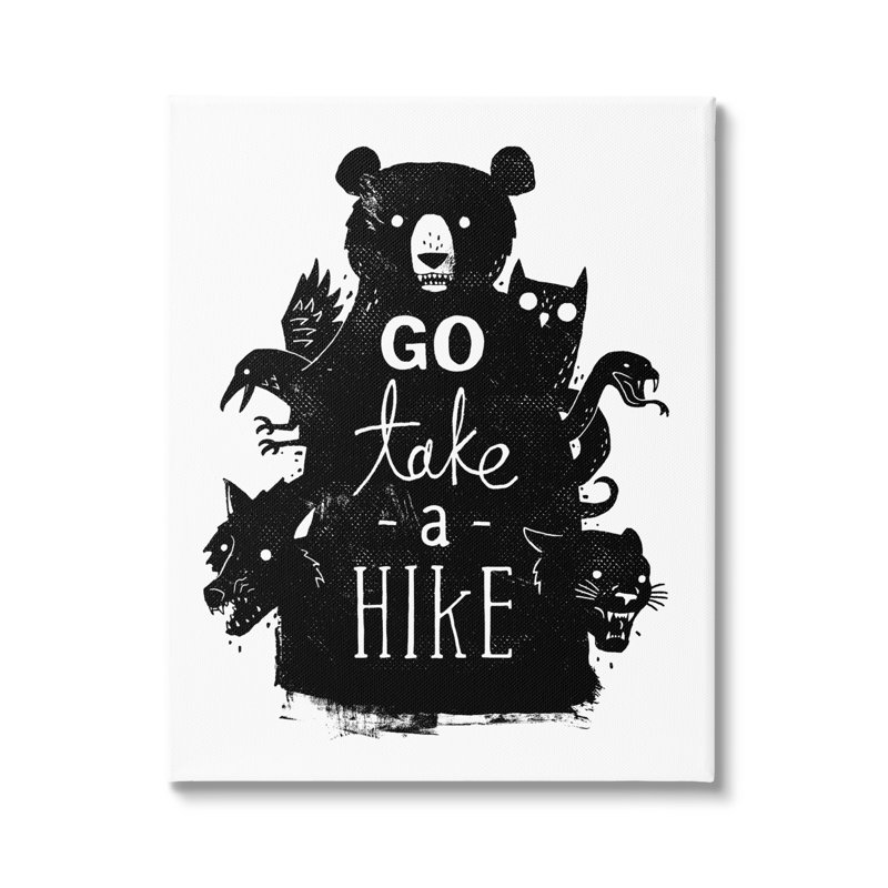 «Take A Hike» par Michael Buxton, Toile tendue, L 30 po x H 40 po