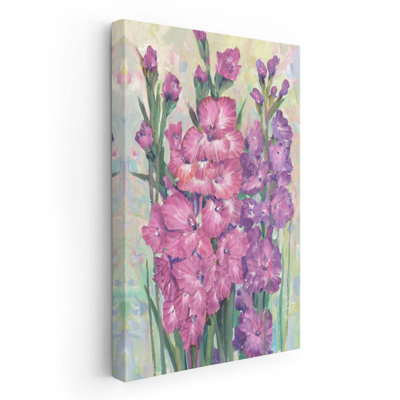 Gladiolas Blooming I - Canvas Print Wall Art