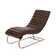 Camanche Faux Leather Chaise Lounge