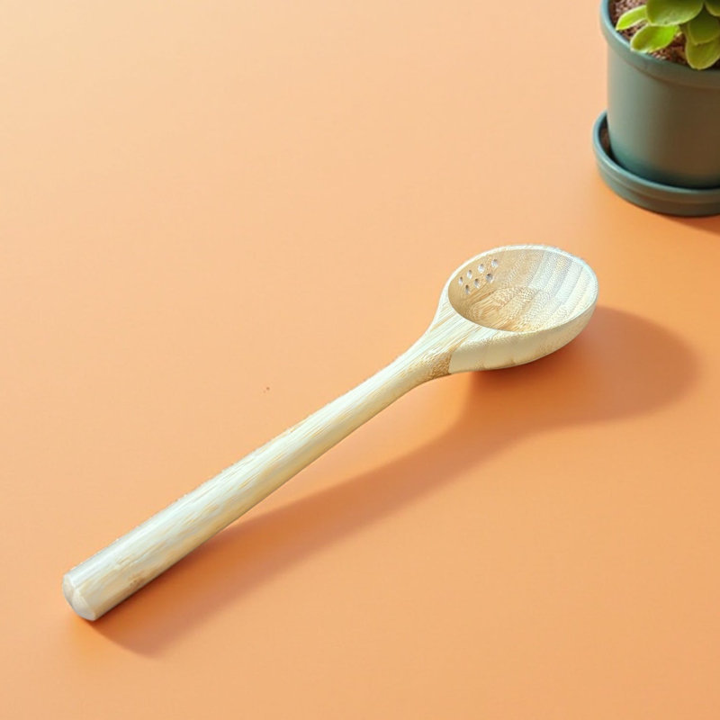 Bamboo Straining Spoon