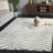 Karmelo Tahoe Shag Performance Abstract Rug-249425980