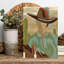 «Dusty Rider I», reproduction abstraite de cactus contemporain, art mural-78667494