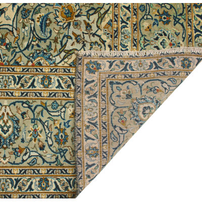 Super Fine Vintage Ghasseda Ivory Rug