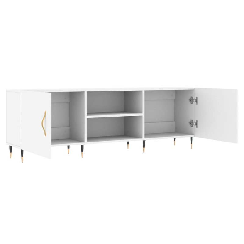 Powelton TV Stand for TVs up to 65", White