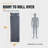 Nomic Lumin AIR Wide Sleeping Pad for Camping, 4 Inch with Pillow, Granite