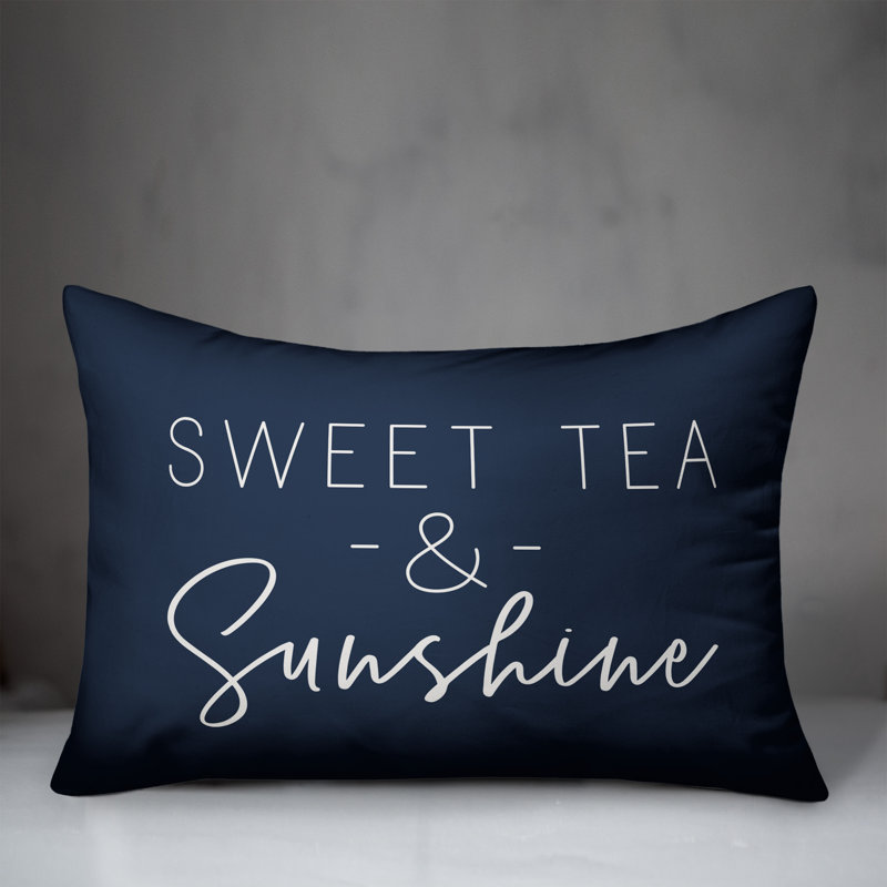  Outdoor Rectangular Pillow Cover & Insert, Navy