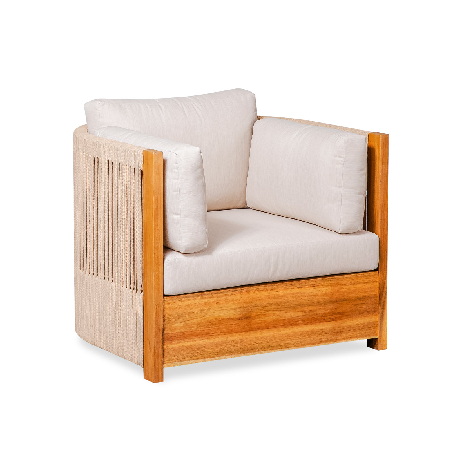 Layton Acacia Outdoor Lounge Chair