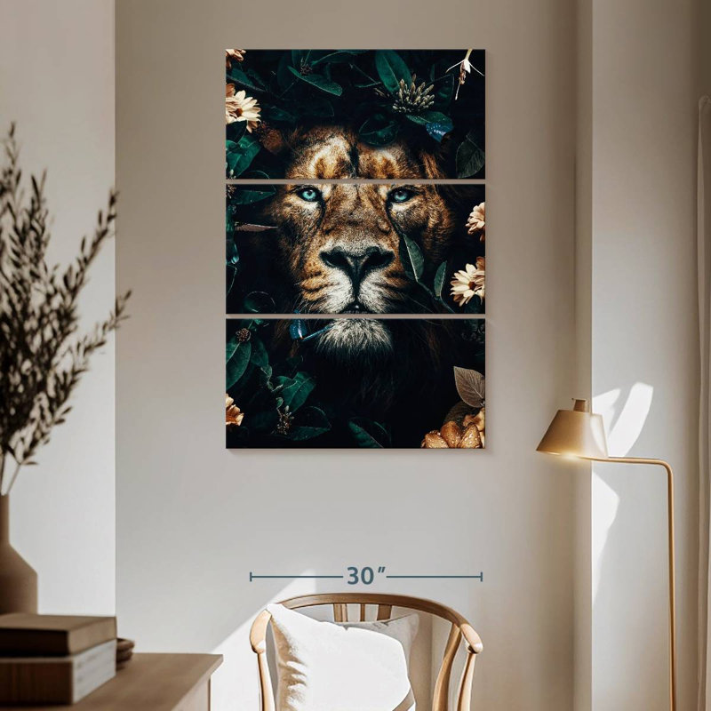 Brampt Lion I, 65" H x 42" W