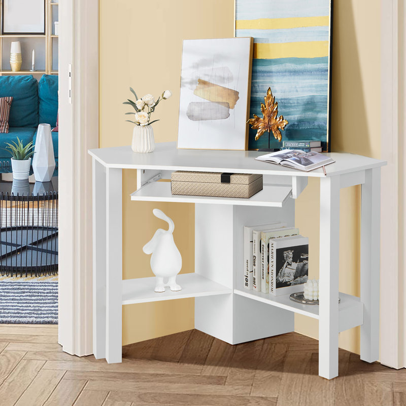 Carnesville Computer Desk, White