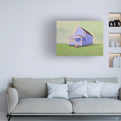 Art sur toile, Maison bleue