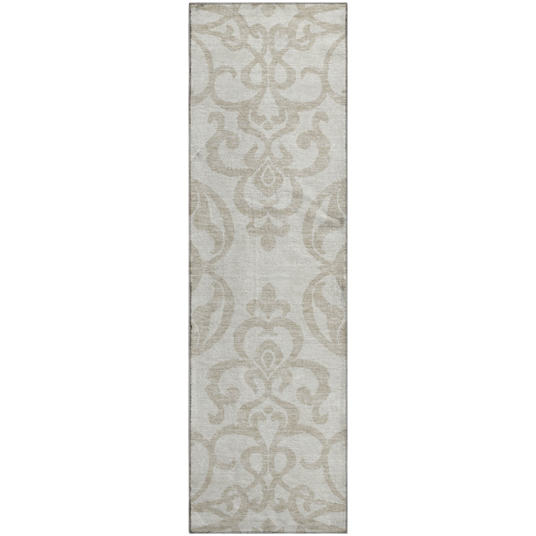 Premium Machine Washable Prisco Ivory Rug