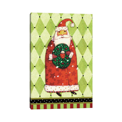 Harlequin Christmas II 1 Piece Wrapped Canvas Wall Art