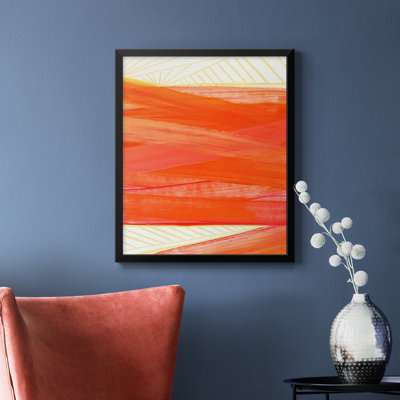 Toile encadrée de qualité supérieure Warm Rays II - prête à être accrochée