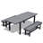 HDPE Extendable Dining Table-388567133