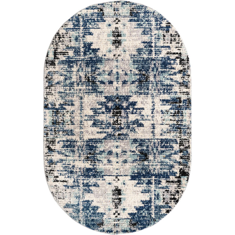 Tucson Geometric Indoor Rug, Oval 8' x 10'